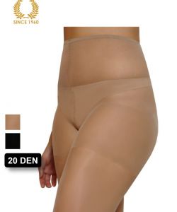 SHEER PLUS SIZE TIGHTS - CURVY  20 DEN detail